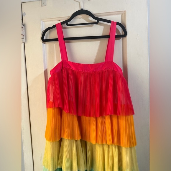 Hutch Rainbow Tiered Tulle Dress M - Picture 10 of 15